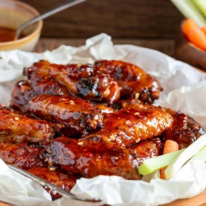 Chicken Wings Wand BBQ Sauce