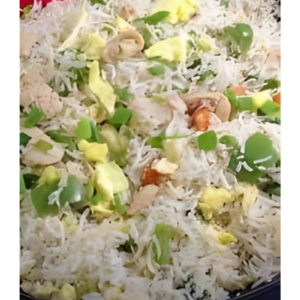 Egg Fried Rice with Capsicum