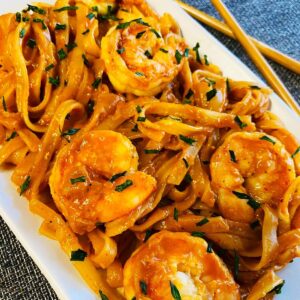 Prawn Rice Noodles with Capsicum