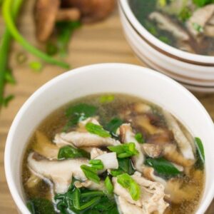 Veg Chicken Mushroom Soup
