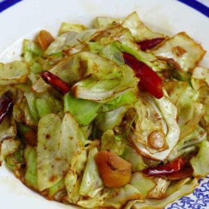 Chinese Cabbage in Hot & Sour Sauce